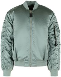 Alpha Industries - Silverblue Ma-1 Uv Padded Nylon Bomber Jacket - Lyst