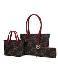 MKF Collection by Mia K - Lady Ii M Signature Tote & Wallet Set - Lyst