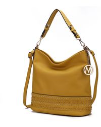MKF Collection by Mia K - Paige Vegan Leather Shoulder Handbag - Lyst