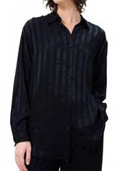 FRNCH - Carla Ribbed Blouse - Lyst