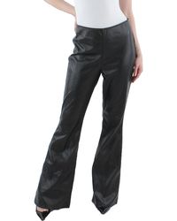 Jessica Simpson - Faux Leather High Rise Flared Pants - Lyst