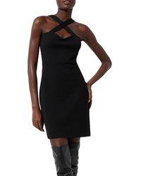 French Connection - Ponte Jersey Bodycon Halter Dress - Lyst
