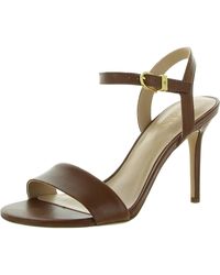 Lauren by Ralph Lauren - Gwen Leather Ankle Strap Dress Heels - Lyst