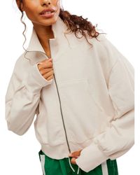 Free People - High Jump Zip Up Jacket - Lyst