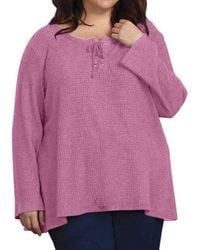 On The Plus Side - Brushed Thermal Top - Lyst