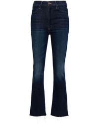 Mother - The Hustler Flood Straight-Leg Jeans - Lyst