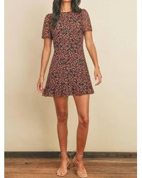 Dress Forum - The Berry Blossom Floral Print Mini Dress - Lyst