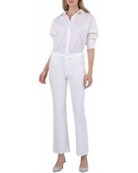 Kut From The Kloth - Kelsey High Rise Ankle Flare With Raw Hem - Lyst