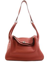 Hermès - Lindy Leather Shoulder Bag (pre-owned) - Lyst