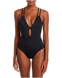 Peixoto - Solid Polyester One-piece Swimsuit - Lyst