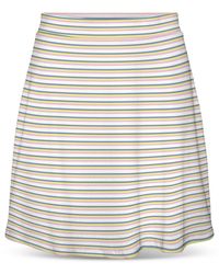 Vero Moda - Ribbed Knit High Waist A-line Skirt - Lyst