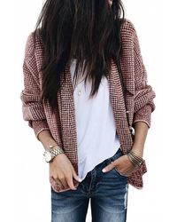 Lovesoft - Waffle Cardigan - Lyst