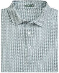Genteal - Printed Performance Polo - Lyst