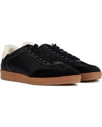 AllSaints - Allsaints Leo Sneakers M Round Toe Low Top Trainers Shoes Htat1100 - Lyst