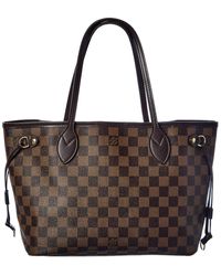Louis Vuitton Damier Ebene Canvas Neverfull Pm (authentic Pre-owned) - Brown