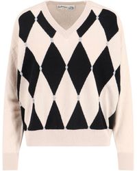 Ballantyne - Cashmere Sweater, V-Neck, Long Sleeves - Lyst