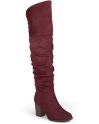 Journee Collection - Collection Wide Width Wide Calf Kaison Boot - Lyst