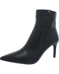 MICHAEL Michael Kors - Alina Flex Leather Pointed Toe Ankle Boots - Lyst