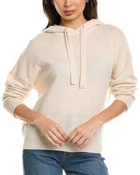 Brodie Cashmere - Heather Ribbed 100% Cashmere Hoodie - Lyst
