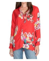 Johnny Was - Passion Iris Button Down Shirt - Lyst