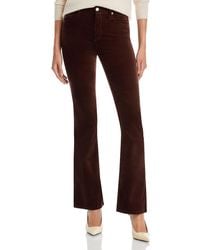 AG Jeans - Farrah Velvet High Rise Bootcut Jeans - Lyst