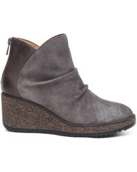 Aetrex - Kara Ruched Wedge Boot - Lyst