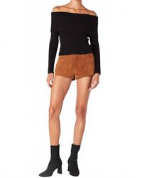 Blank NYC - Off The Shoulder Knit Top - Lyst