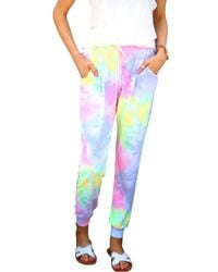 Jess Lea - Pastel Tie Dye Jogger - Lyst