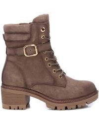Xti - Carmela Suede Booties - Lyst