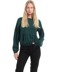 Wilt - Shirred Elastic Hem Tee - Lyst