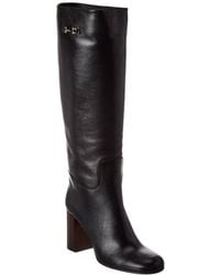 Ferragamo - Ovidio Leather Knee-High Boot - Lyst