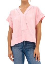 Oliphant - Roll Sleeve Top - Lyst