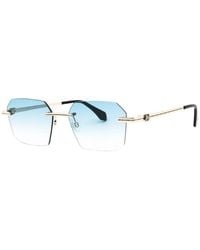 Palm Angels - Sunglasses Geometric Rimless, Frame And Gradient Lens Peri10Gquartz7654 - Lyst