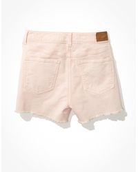 American Eagle Outfitters - Ae Stretch Corduroy Mom Shorts - Lyst