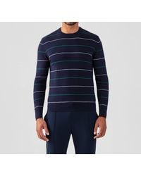 Ron Dorff - Sweater W. Tennis Stripes - Lyst