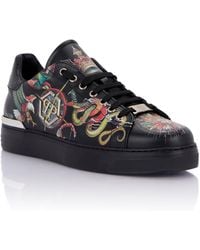 Philipp Plein - Printed Low-Top Sneakers - Lyst