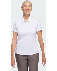 adidas - Women's Solid Performance Short Sleeve Polo Shirt - Lyst