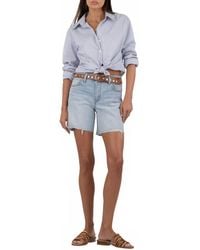 Kut From The Kloth - Hailey High Rise Short With Raw Hem - Lyst