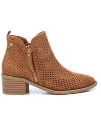 Xti - Italian Western Booties With Side Zipper - Lyst
