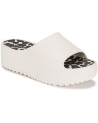 BareTraps - Parvati Faux Leather Slip On Flatform Sandals - Lyst