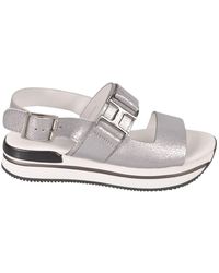Hogan - H257 Leather Sandals - Lyst