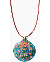 Chan Luu - Hand Painted Necklace - Lyst