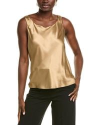Lafayette 148 New York - Bias Silk Tank Blouse - Lyst