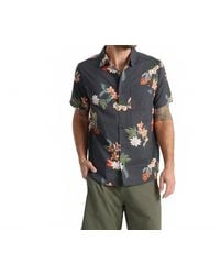 Roark - Journey Short Sleeve Button Up Shirt - Lyst