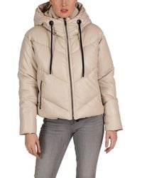 Love Token - Long Sleeve Hooded Puffer Jacket - Lyst