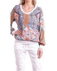 Gigi Moda - Chia Long Sleeve Paisley Blouse - Lyst