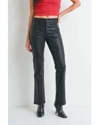 Just Black Denim - Coated Slim Bootcut Jean - Lyst