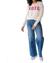 Oat Collective - Xoxo Long Sleeve Sweatshirt - Lyst
