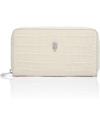 Philipp Plein - Rounded Zip Wallet Cocco - Lyst