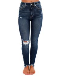 Kancan - Wrong Timing High Rise Ankle Skinny Jean - Lyst